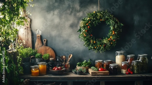 Cozy Autumn Harvest Decor w...