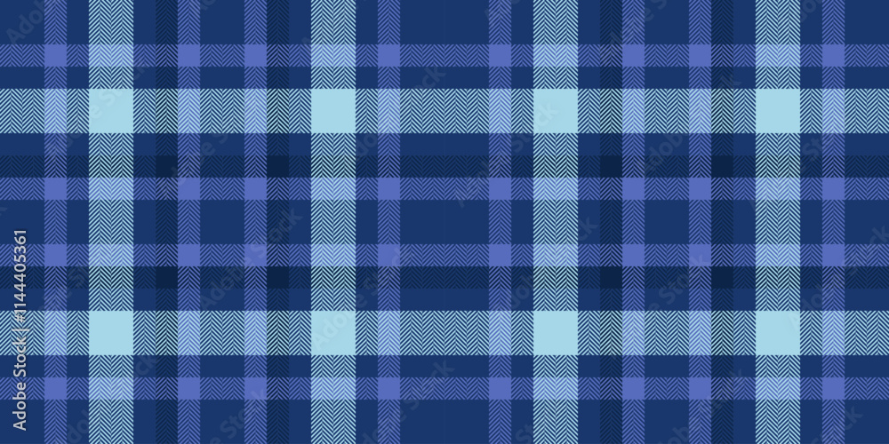 Furry textile tartan texture, mosaic fabric seamless pattern. Windowpane vector background check plaid in blue and light colors. Furry textile tartan texture, mosaic fabric seamless pattern. Windowpane vector background check plaid in blue and light colors.