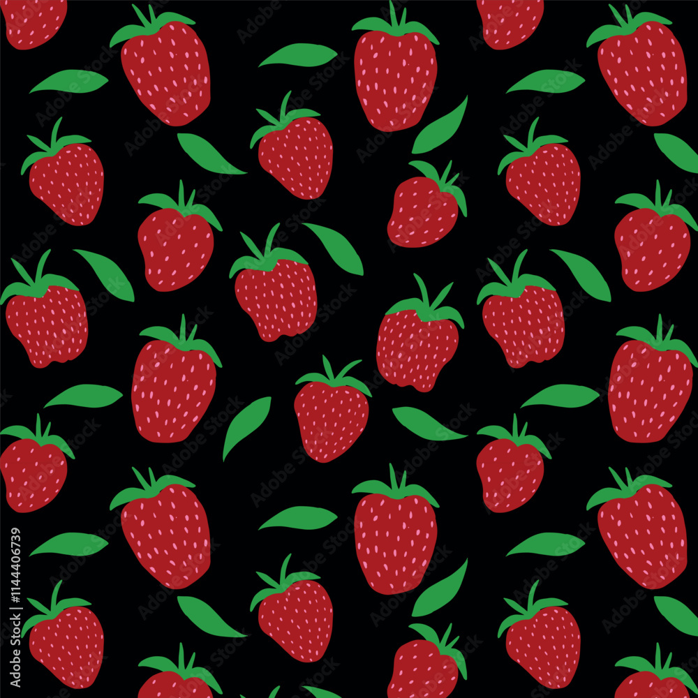 Strawberries, vector drawing. Berry set for the print. Juicy berries are seasonal. Strawberries, vector drawing. Berry set for the print. Juicy berries are seasonal.