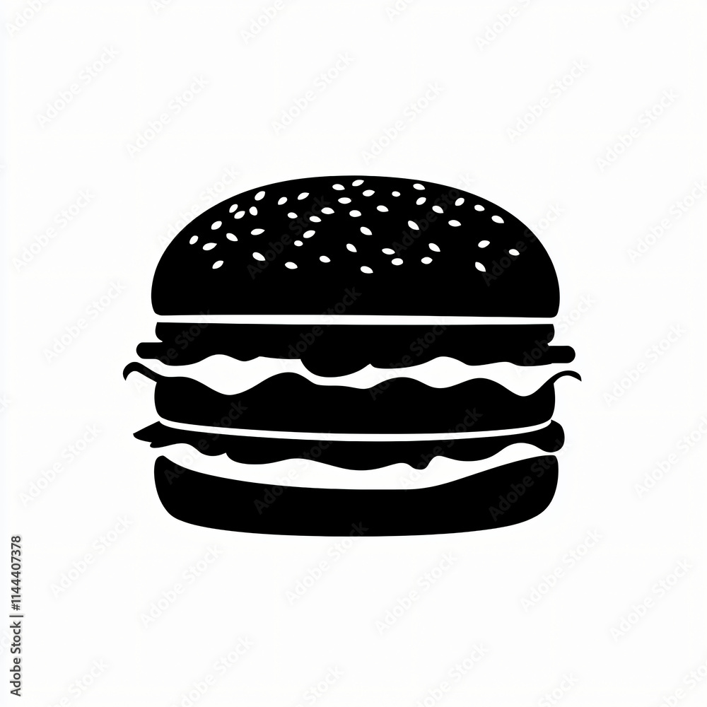 hamburguer vector icon, fast food logo, isolated on white hamburguer vector icon, fast food logo, isolated on white