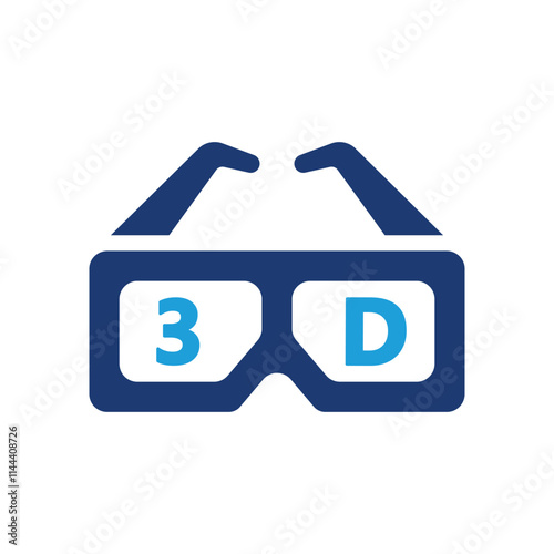 3D glasses icon