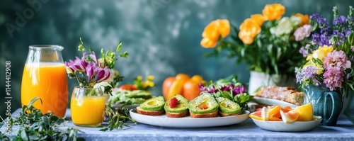 Vibrant Artisan Brunch Tabl...