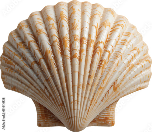 seashell isolated on white background