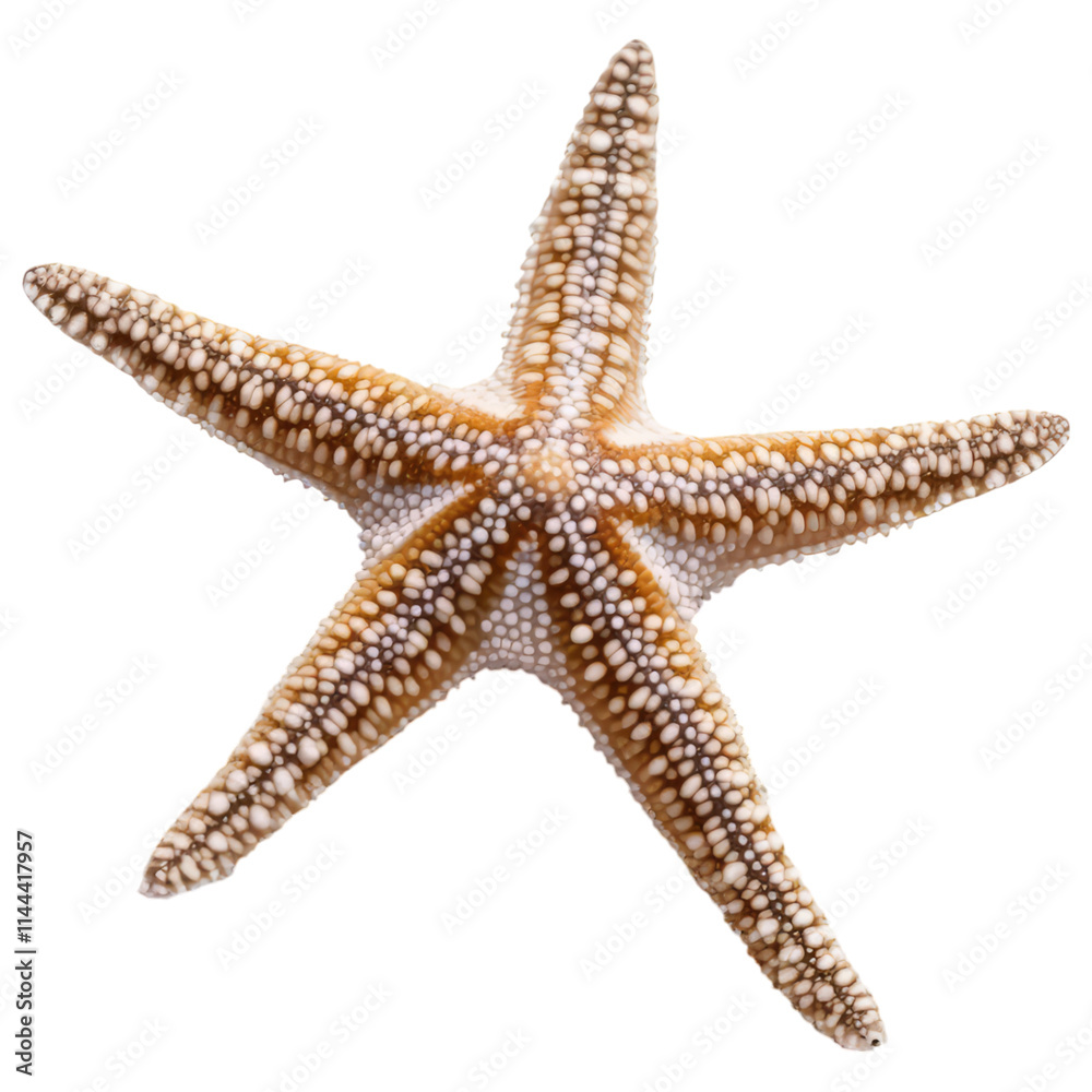 tiny sea star with textured surface, showcasing its unique patterns and colors tiny sea star with textured surface, showcasing its unique patterns and colors