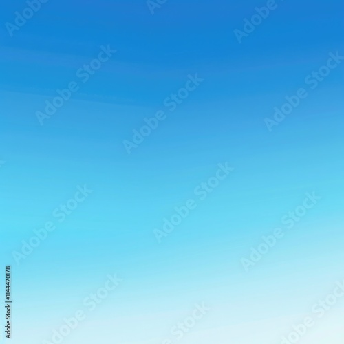 Sky Blue Gradient: Abstract Design with Soft Blue and White Light Background