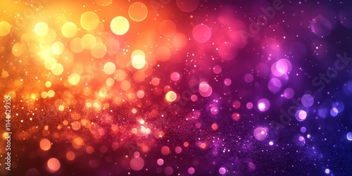 Blurred orange purple gradient background, glowing highlights texture, web page header, seamless transitions, Generative AI