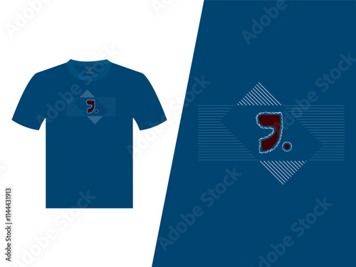 Commas and Full Stop Design For T-Shirt