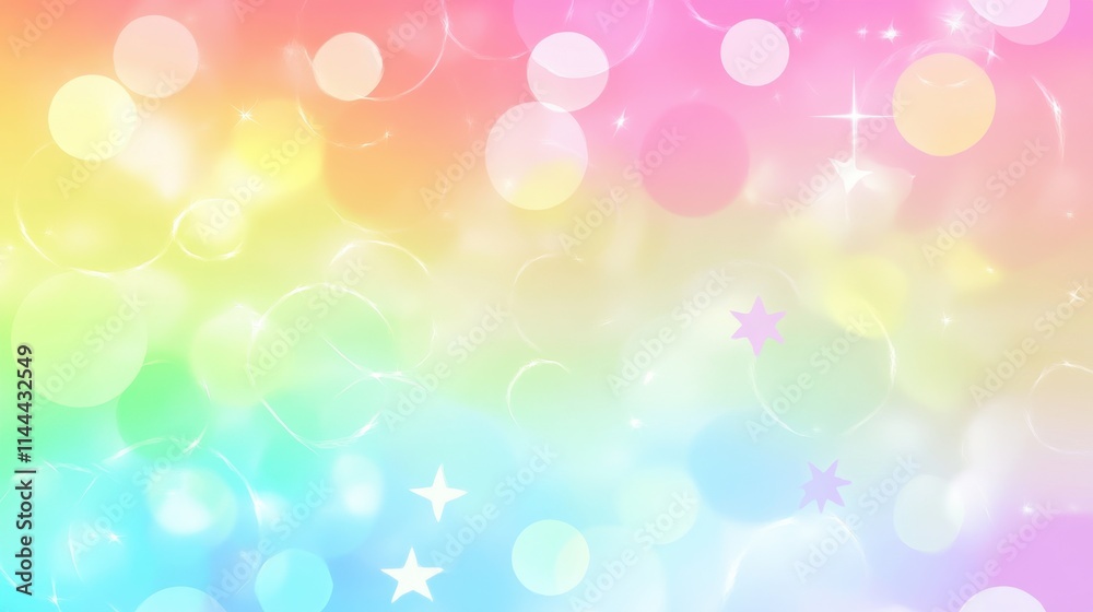 Colorful Abstract Background with Bokeh Effect and Light Sparkles Colorful Abstract Background with Bokeh Effect and Light Sparkles