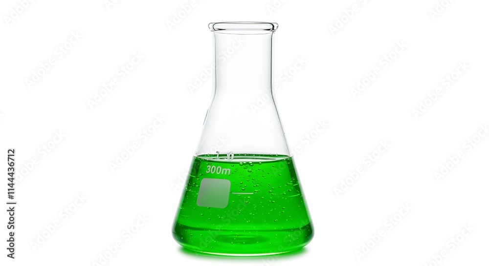 Sharp and vibrant green liquid in a glass flask, symbolizing innovation in scientific research and environmental sustainability Sharp and vibrant green liquid in a glass flask, symbolizing innovation in scientific research and environmental sustainability