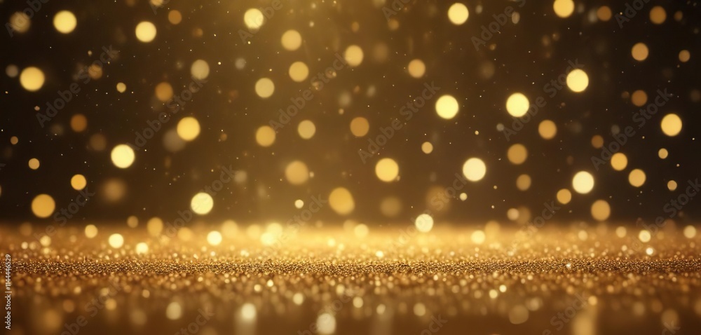 Abstract bokeh background with shimmering golden particles and subtle sparkle, energetic, glowing, radiant Abstract bokeh background with shimmering golden particles and subtle sparkle, energetic, glowing, radiant