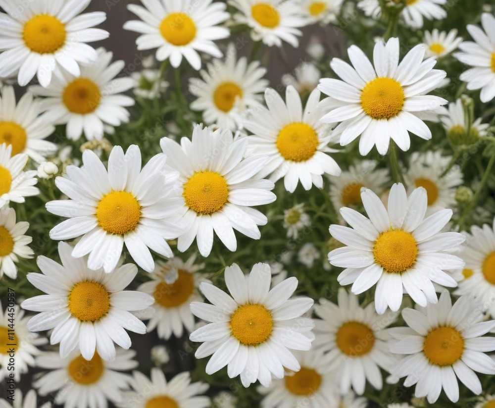 Chamomile flowers with a soft and gentle color palette, flowers, relaxing, soothing Chamomile flowers with a soft and gentle color palette, flowers, relaxing, soothing