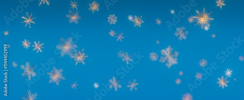 Winter Snowflakes Falling