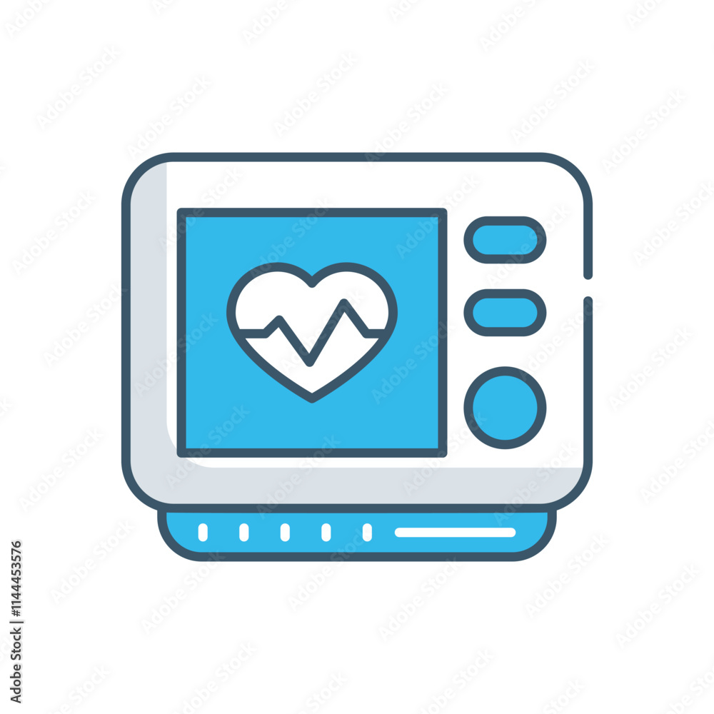 Heart Monitor vector icon