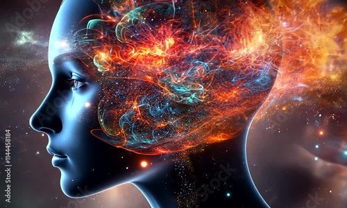 Cosmic Consciousness: A Digital Painting of the Universe Within