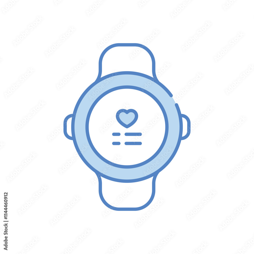 Smartwatch vector icon. Smartwatch vector icon.