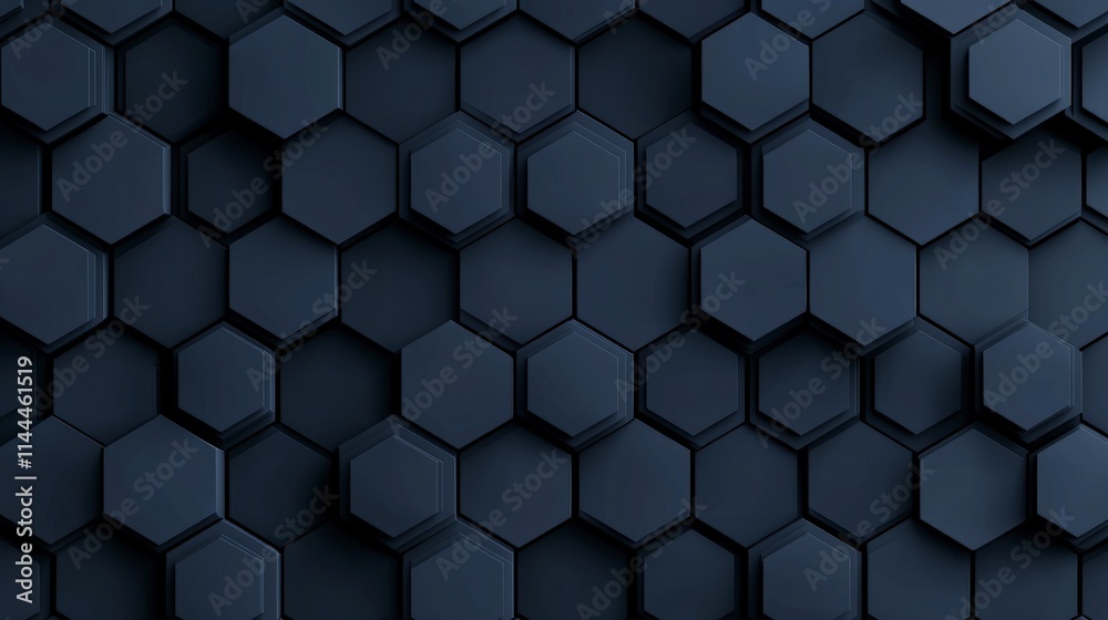 Abstract Dark Grey Hexagon Pattern Modern 3D Geometric Background Texture Abstract Dark Grey Hexagon Pattern Modern 3D Geometric Background Texture