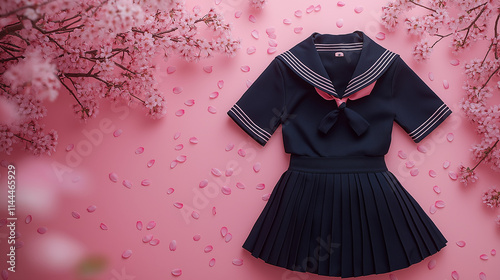 子供用のセーラー服 photo