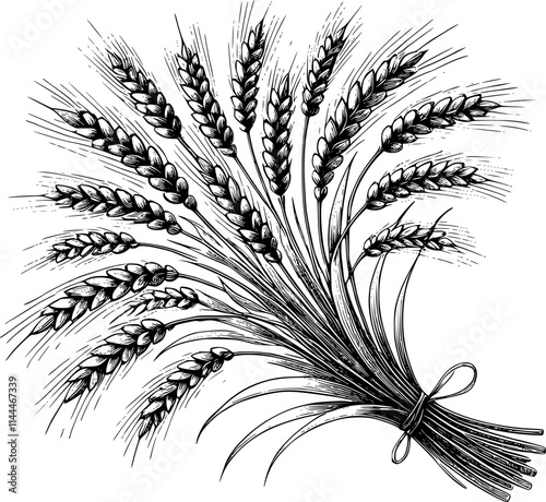 a sheaf of wheat