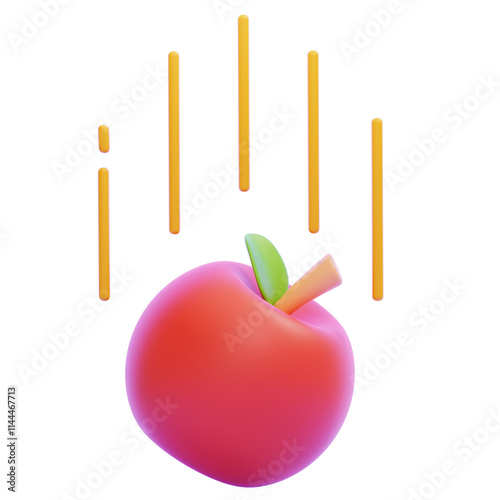 PNG 3D gravity icon isolated on a white background
