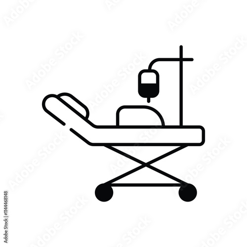 Stretchers vector icon