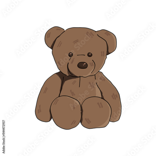 brown teddy bear plushie