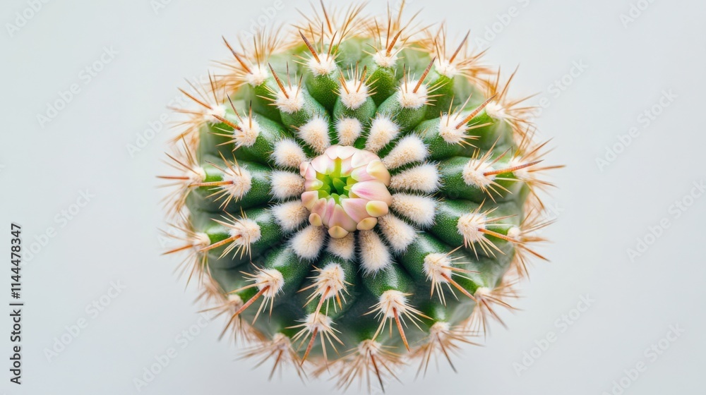 close up of a green cactus with pink flower close up of a green cactus with pink flower