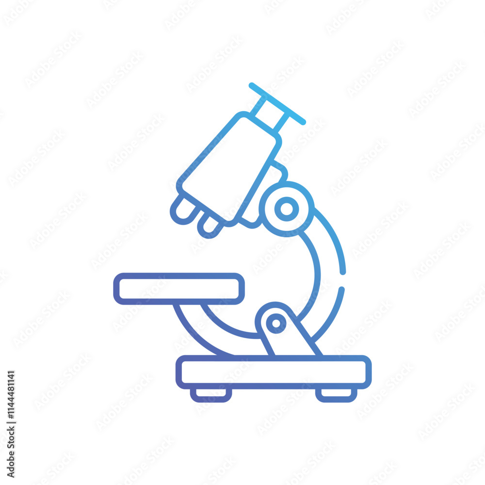 Microscope vector icon Microscope vector icon