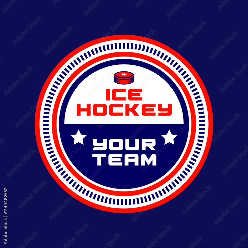 Hockey logo template. Hockey emblem shield. Hockey logos vector isolated Hockey logo template. Hockey emblem shield. Hockey logos vector isolated