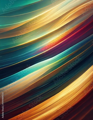 Bright abstract background with smooth lines