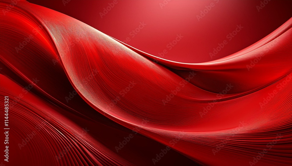 Red bright abstract background with smooth lines Red bright abstract background with smooth lines