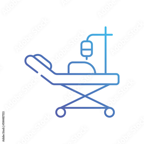 Stretchers vector icon