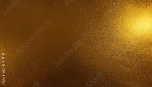 Smooth ochre leather texture with gentle luminous highlights