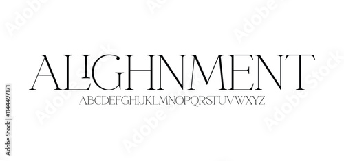 Minimal luxury font alphabet logo. Typography beauty fashion elegant minimalist serif italic fonts decorative wedding vintage retro logos. vector illustration
