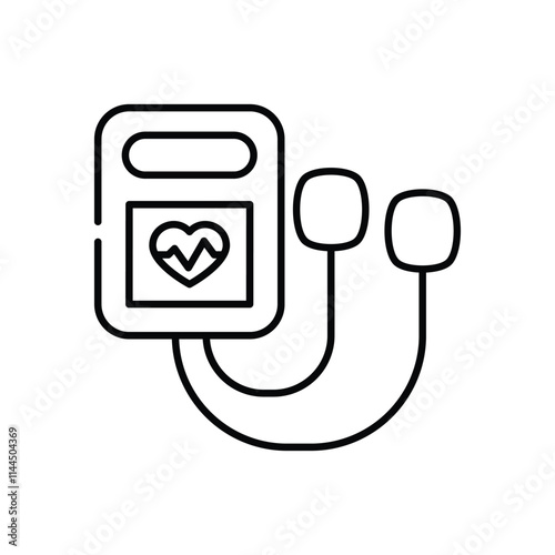 Defibrillator vector icon