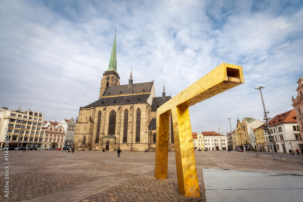 Plzen Cathedral in Czech Republic