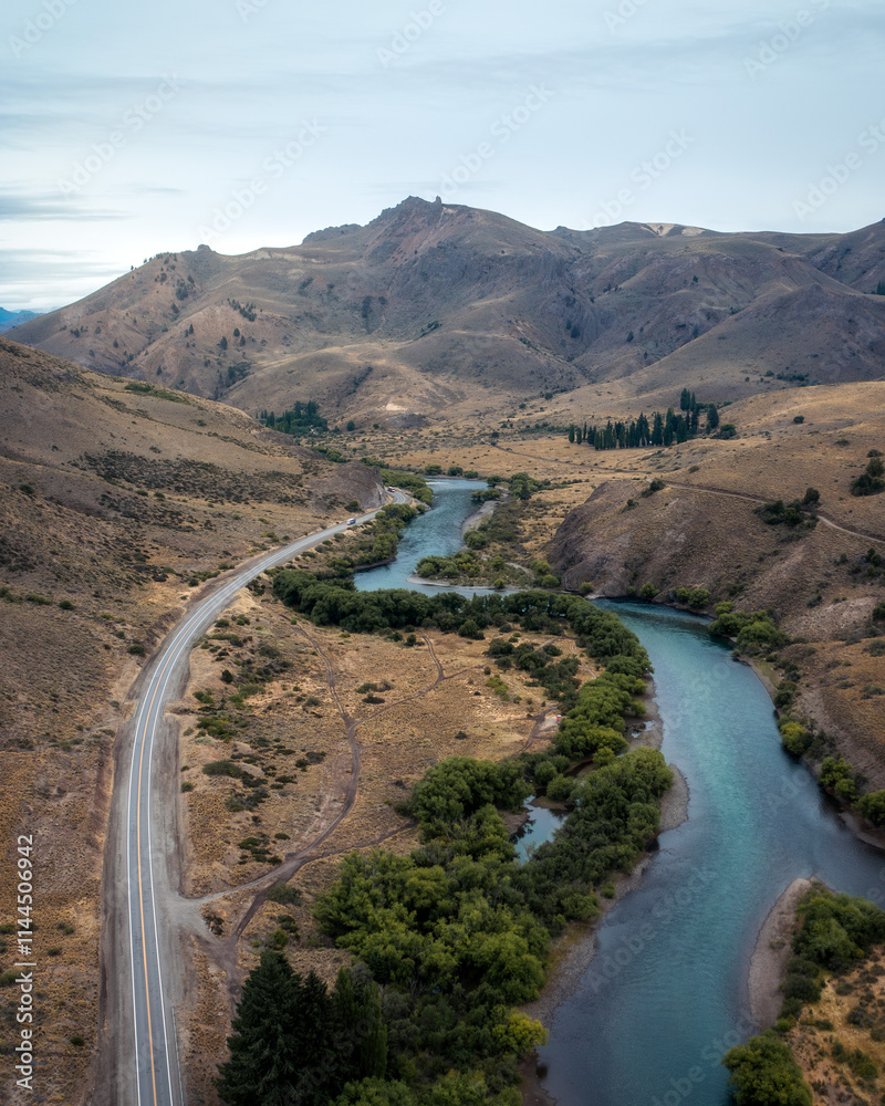Rio Limay near San Carlos de Bariloche Argentina