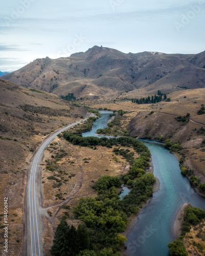 Obraz na płótnie Rio Limay near San Carlos de Bariloche Argentina w salonie