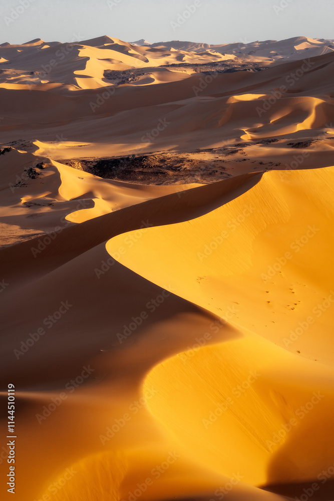 Sahara Desert Tadrart Rouge in Southern Algeria