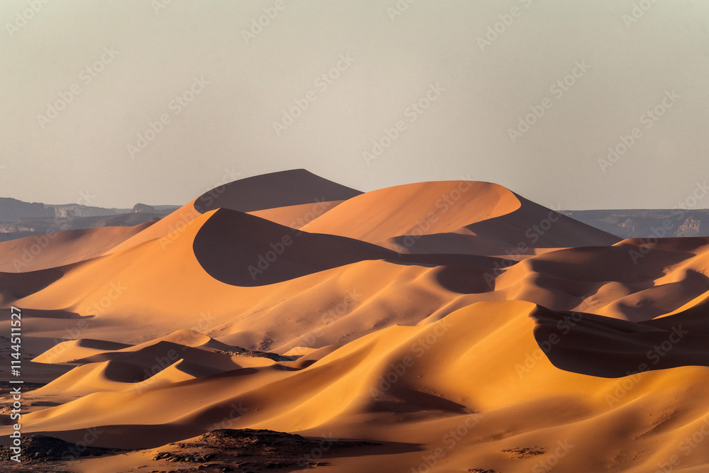 Sahara Desert Tadrart Rouge in Southern Algeria