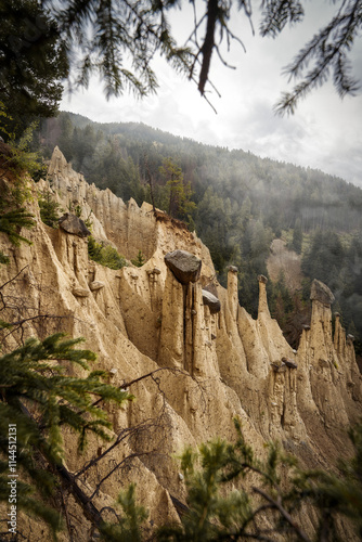Earth Pyramids in the Dolomites, Italy