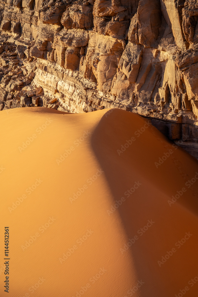 Sahara Desert Tadrart Rouge in Southern Algeria