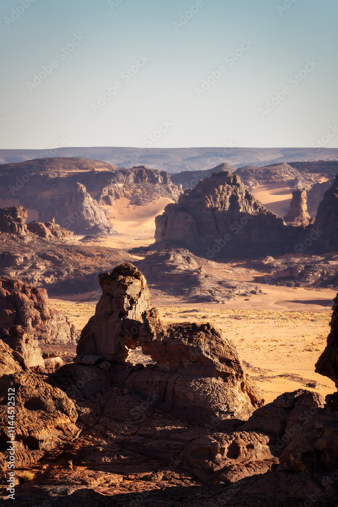 Sahara Desert Tadrart Rouge in Southern Algeria
