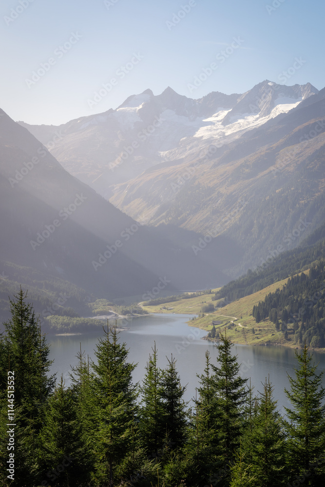 Mountain Lake in the Austrian Alps