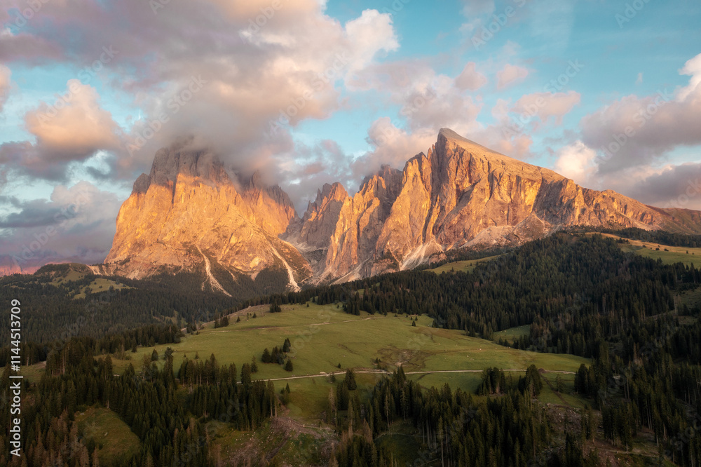 Alpe di Siusi in the Italian Dolomites