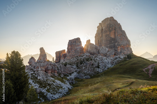 Obraz na płótnie The Dolomites Mountains in Northern Italy w salonie