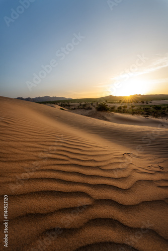 Gobi Desert and Lakes in Central Mongolia photo