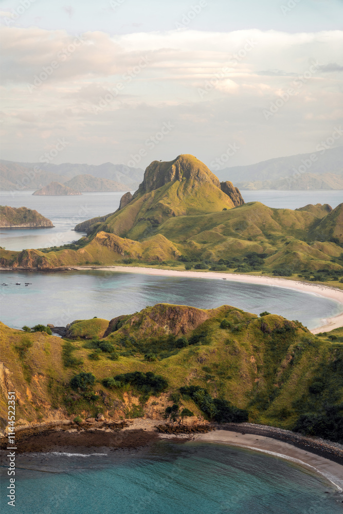 Padar Island in Komodo National Park Indonesia
