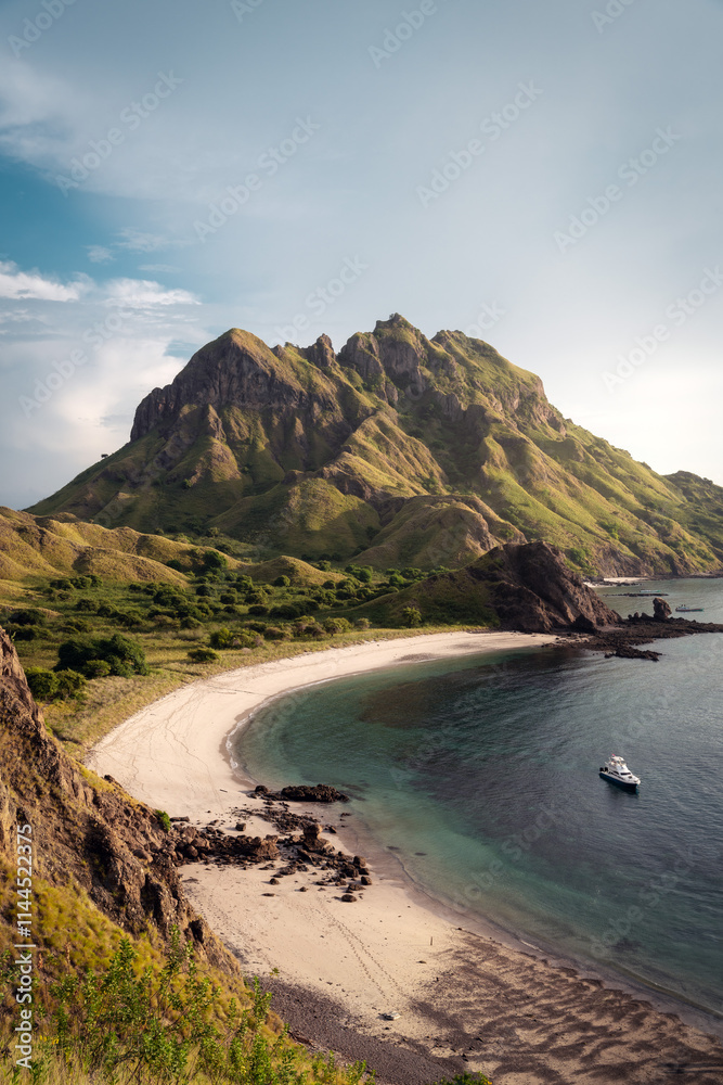 Padar Island in Komodo National Park Indonesia