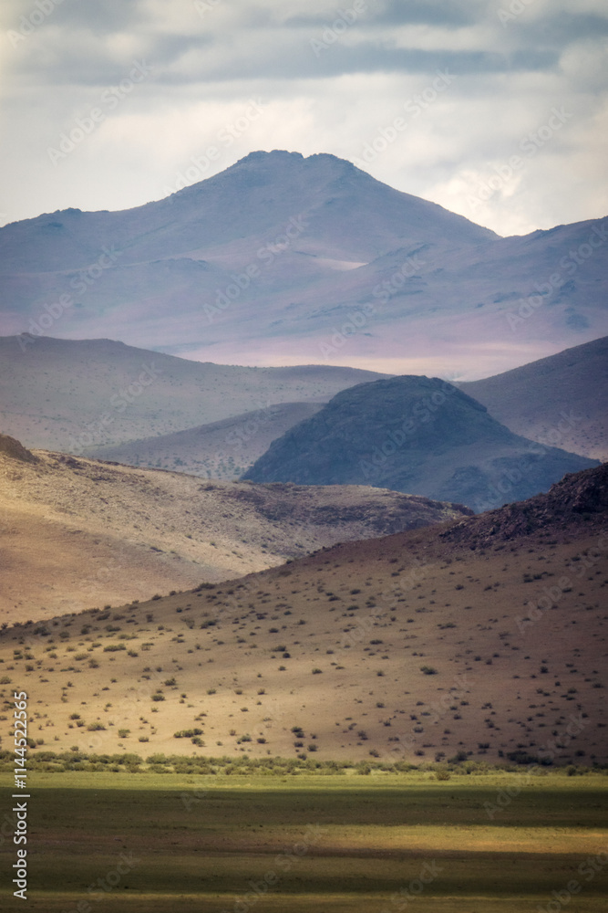 Mongolian Landscape in the Summer