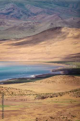 Obraz na płótnie Gobi Desert and Lakes in Central Mongolia w salonie